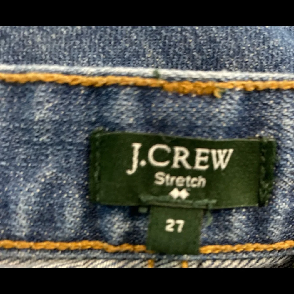J. Crew Toothpick Medium Wash Stretch Jeans Size 27” Waist - Picture 4 of 11